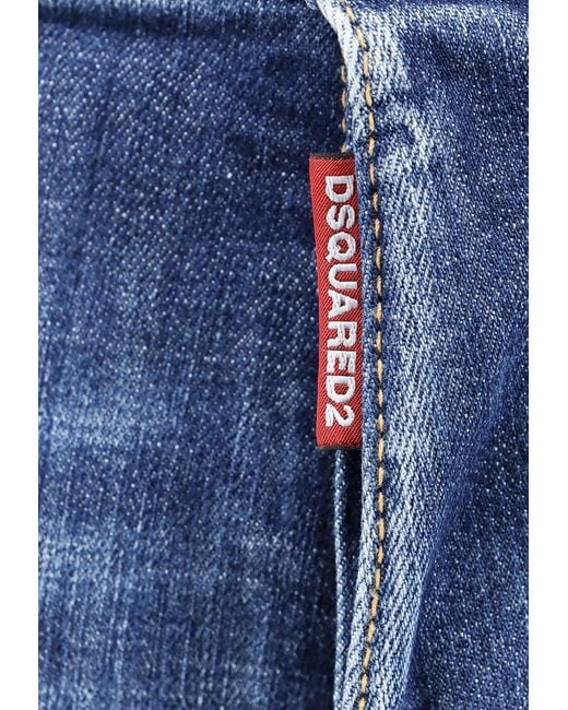 DSquared² Blue Medium Easy Washed Cool Guy Jeans for men