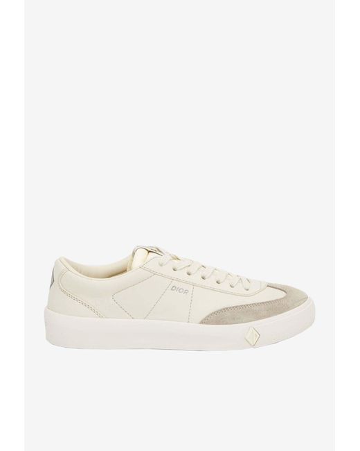 Dior B101 Low-top Leather Sneakers in White for Men | Lyst