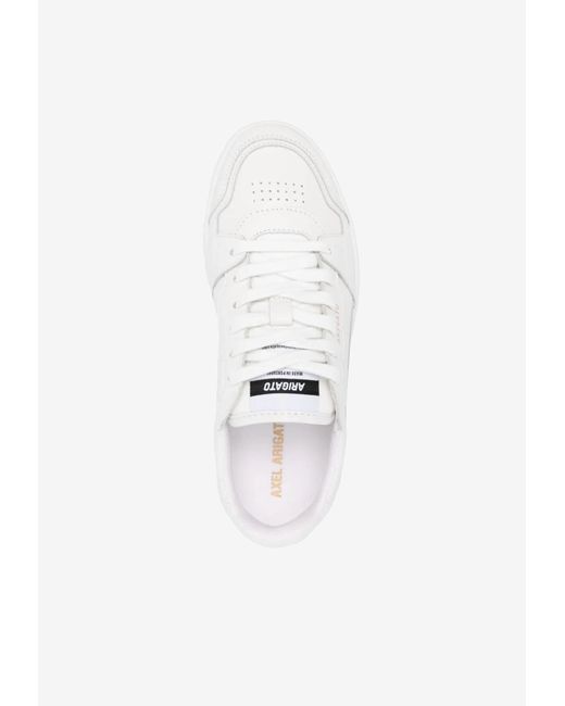Axel Arigato White Dice Lo Leather Sneakers