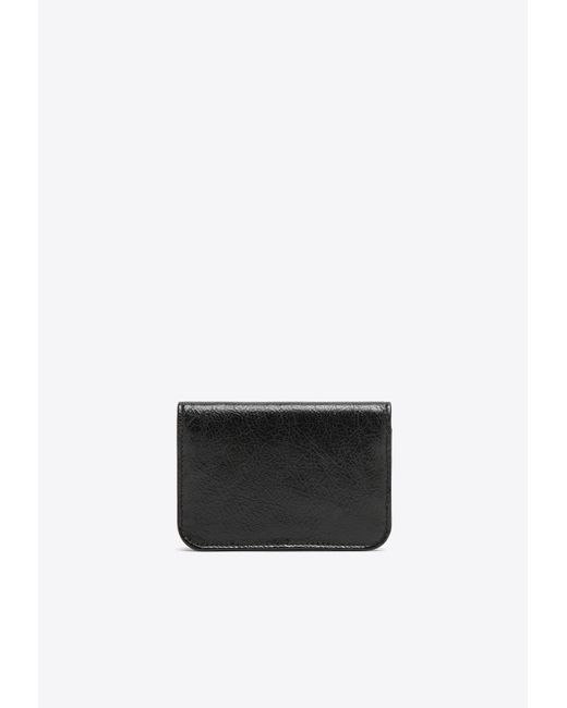 Balenciaga White Monaco Leather Cardholder