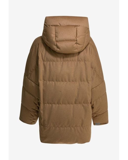 Max Mara Natural Desiderio Reversible Puffer Jacket