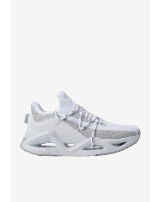 EA7 Synthetic Infinity Slip-on Primeknit Sneakers in White for Men | Lyst