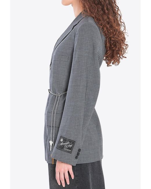 Alexander Wang Gray Tailored Blazer