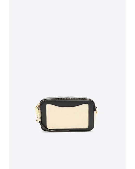 Marc Jacobs White Small Snapshot Shoulder Bag