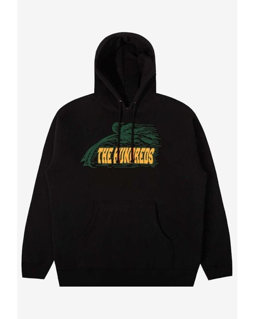 The Hundreds Black Cane Season Print Hooded Sweatshirt for men