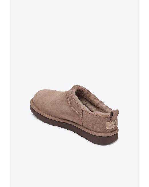 Ugg Brown Classic Micro Suede Boots