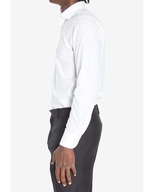 Borriello White Marechiaro Buttoned Shirt for men