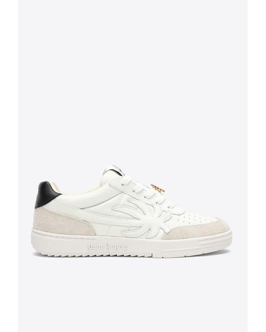 Palm Angels White Palm Beach Low-Top Sneakers for men