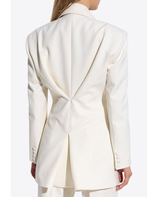 Givenchy White Double-Breasted Blazer