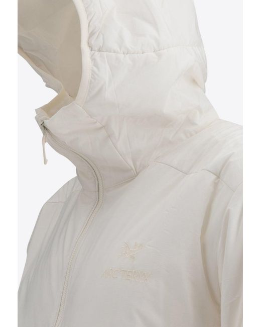 Arc'teryx White Atom Windbreaker Jacket for men