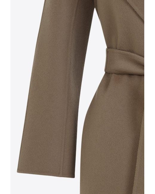 Max Mara Natural Messi Wool Overcoat