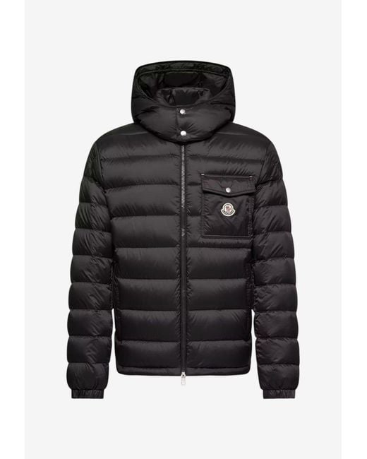 Moncler Black Verith Padded Jacket for men