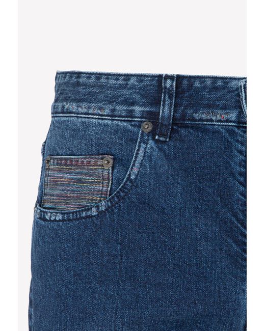 Missoni Denim Straight Leg Jeans 30 in Blue for Men - Lyst