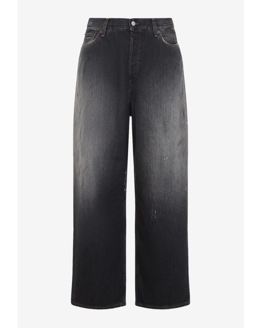 Acne Blue Trafalgar Straight-Leg Jeans for men
