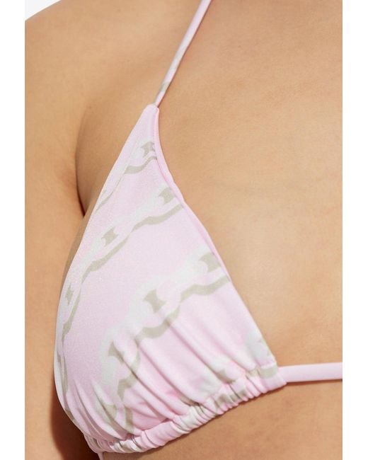 Versace Natural Chain Print Bikini Bottom