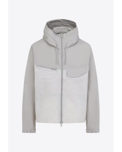 Y-3 Gray Hd Ut Zip-Up Jacket for men
