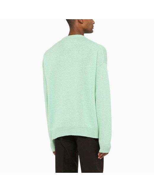mint green cashmere sweater