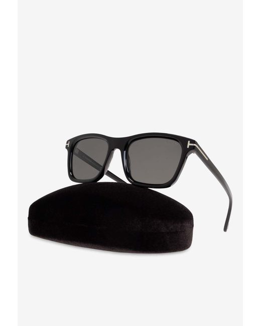 Tom Ford Gray Barron Square Sunglasses for men
