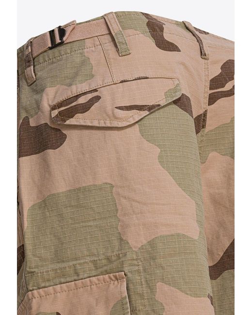Stussy Natural Ripstop Cargo Camo Shorts for men