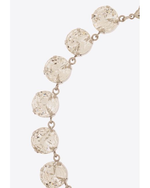 Moschino White Pearl-Embellished Necklace