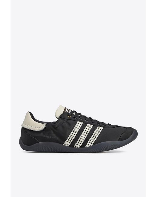 Adidas Originals Black X Wales Bonner Karintha Satin Sneakers