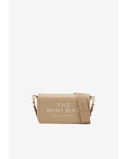 Marc Jacobs White Mini Pebbled Leather Crossbody Bag