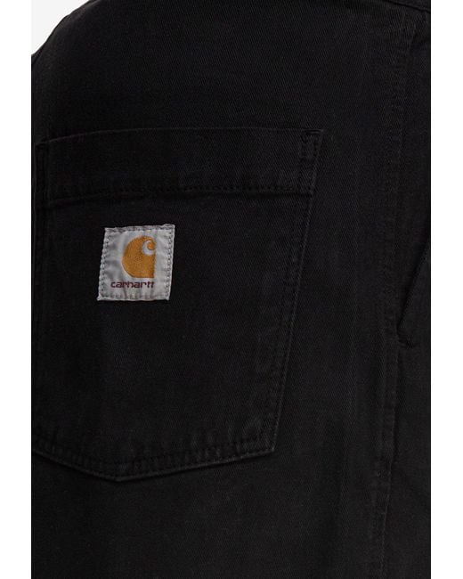 Carhartt Black Floyde Track Shorts for men