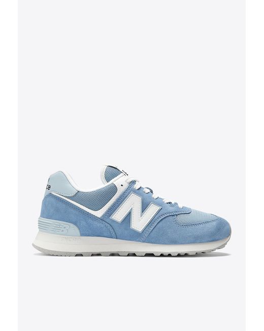 New Balance 574 Low-top Sneakers In Blue With White | Lyst Canada