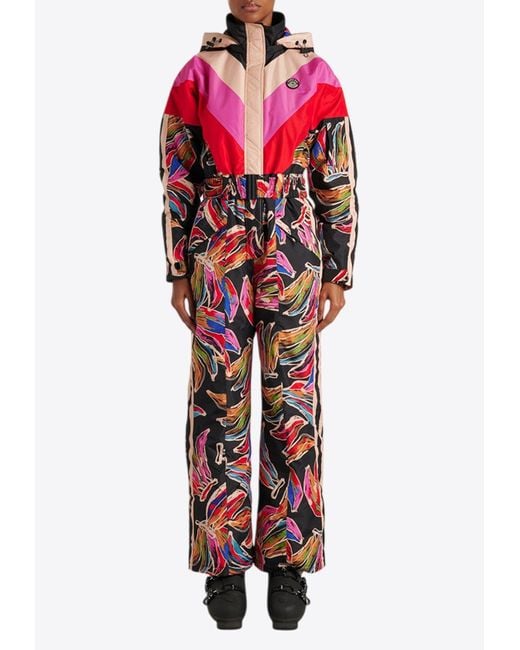 Farm Rio Red Artsy Banana Ski Jumpsuit