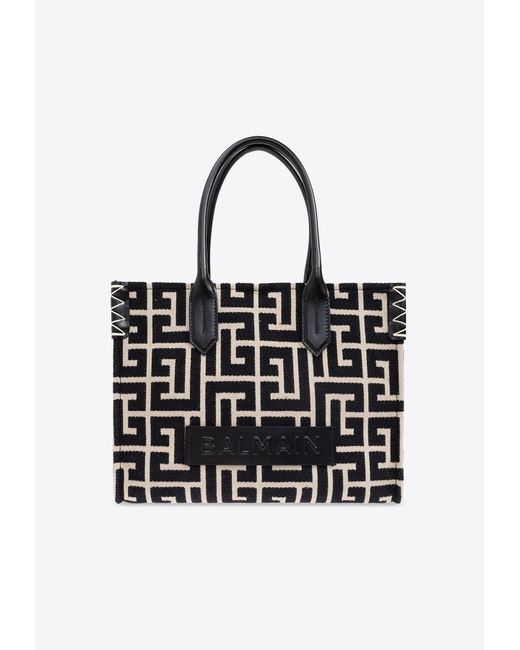 Balmain Black B-Army 36 Tote Bag