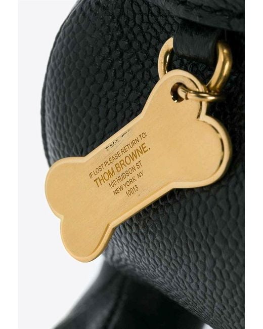 Thom Browne White Mini Hector Chain Bag