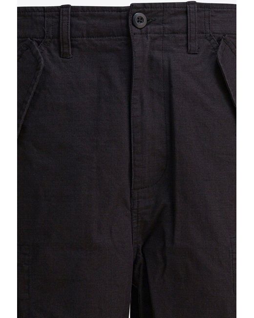 Stussy Black Ripstop Cargo Shorts for men