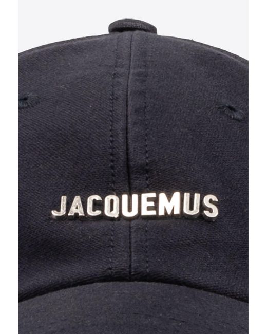 Jacquemus Blue Artichaut Frayed Baseball Cap