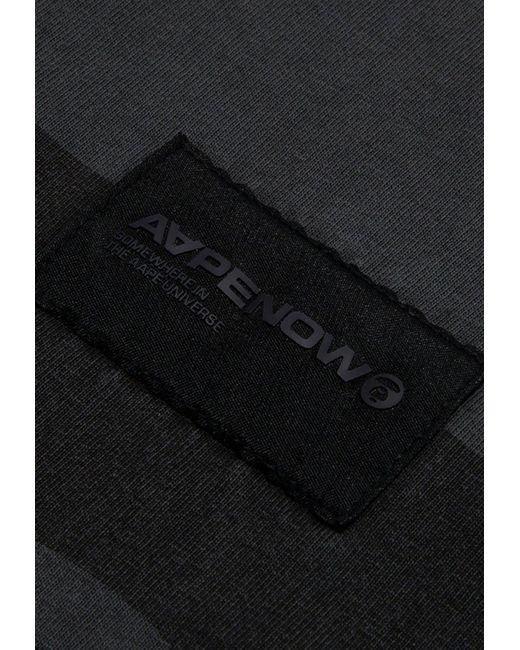 Aape Black Logo-Embroidered Crewneck T-Shirt for men
