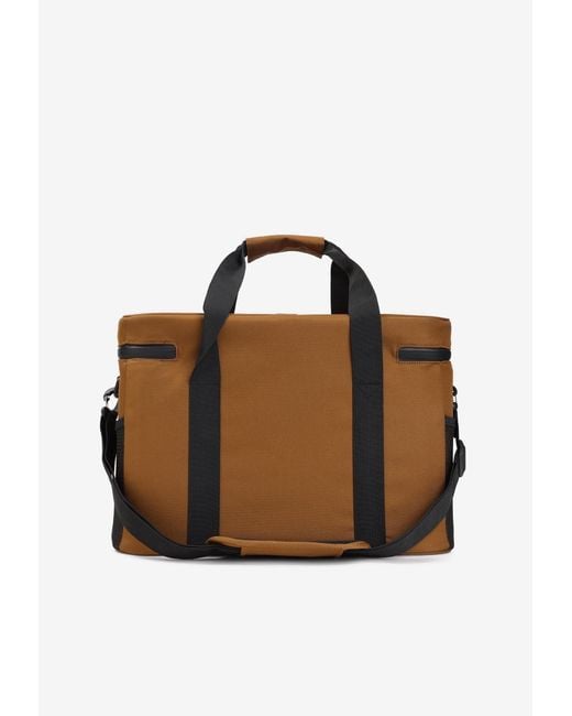 Carhartt Brown Logo Patch Cooler Bag for men