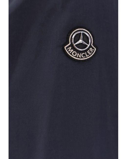 Moncler Genius Blue Zip-Up Padded Jacket for men