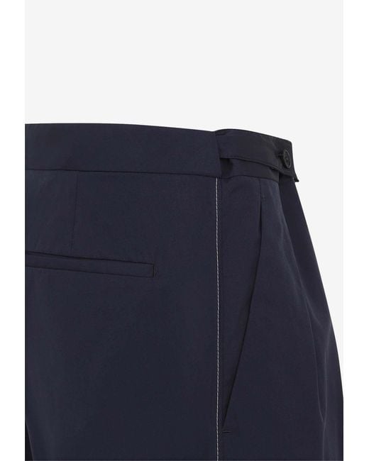 Prada Blue Straight Tailored Pants for men