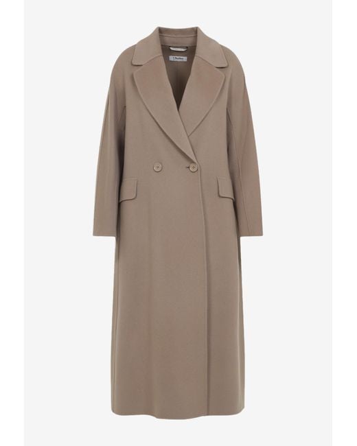 Max Mara Brown Enzo Double-Breasted Coat