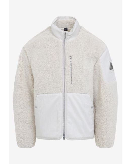 Moose Knuckles White Saglek Jacket for men