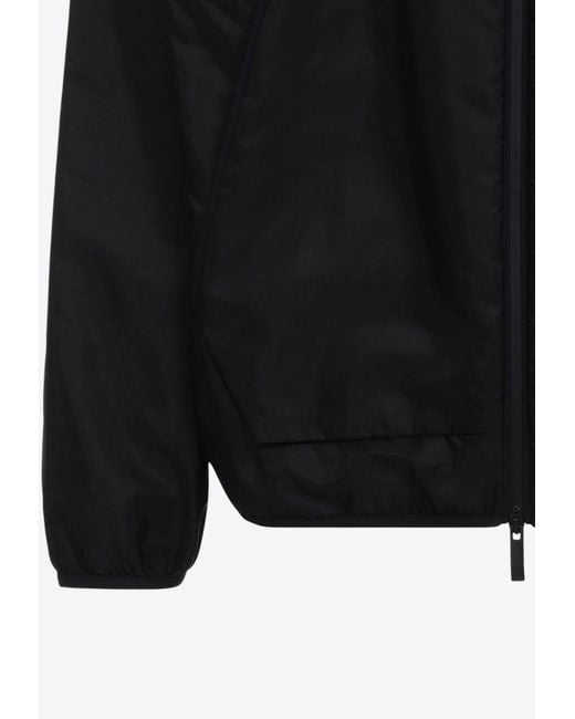 Moncler Black Granier Zip-Up Windbreaker Jacket for men
