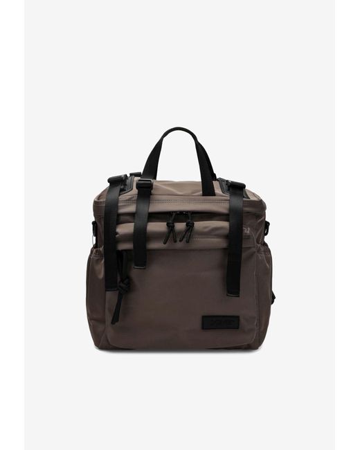 Rag & Bone Black East-West Nylon Backpack for men