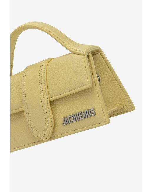 Jacquemus Metallic Small Bambino Grained Leather Crossbody Bag