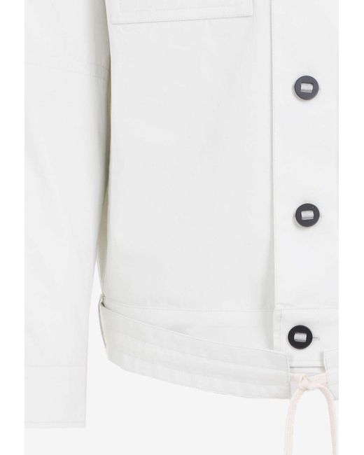 Craig Green White Ring-Embroidered Overshirt for men