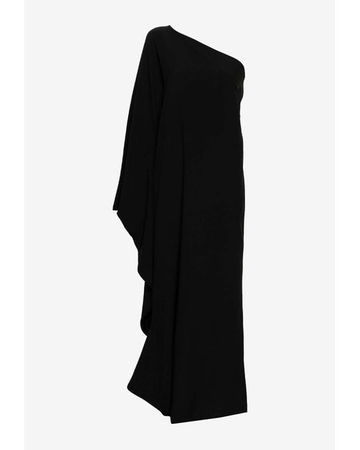 ‎Taller Marmo Black Balear One-Shoulder Maxi Dress