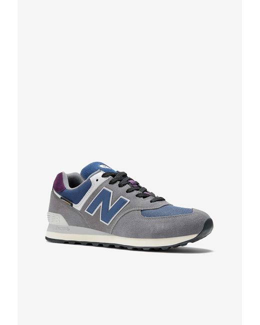 New Balance Blue 574 Low-Top Sneakers for men