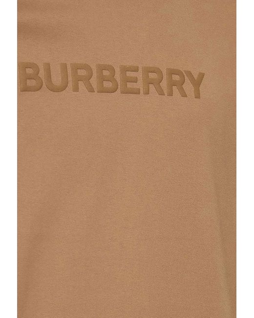 Burberry Natural Logo-Print Crewneck T-Shirt for men