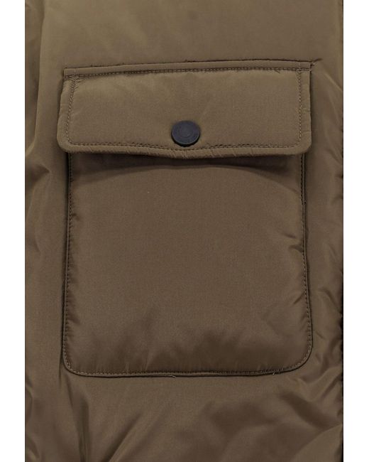 DSquared² Green Padded Buttoned Jacket for men