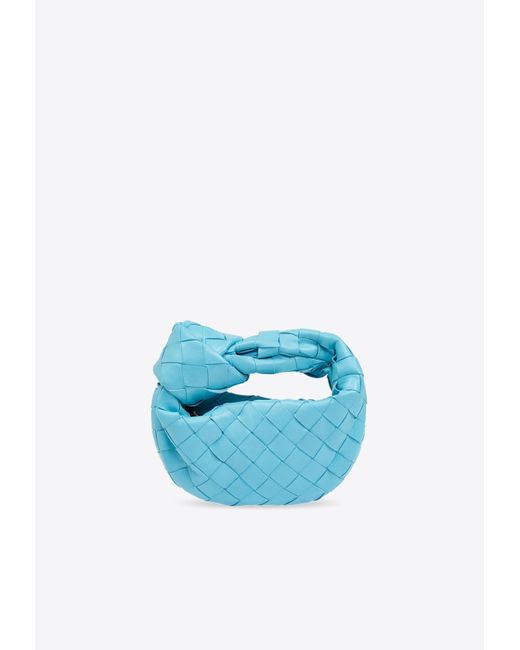 Bottega Veneta Blue Candy Jodie Top Handle Bag