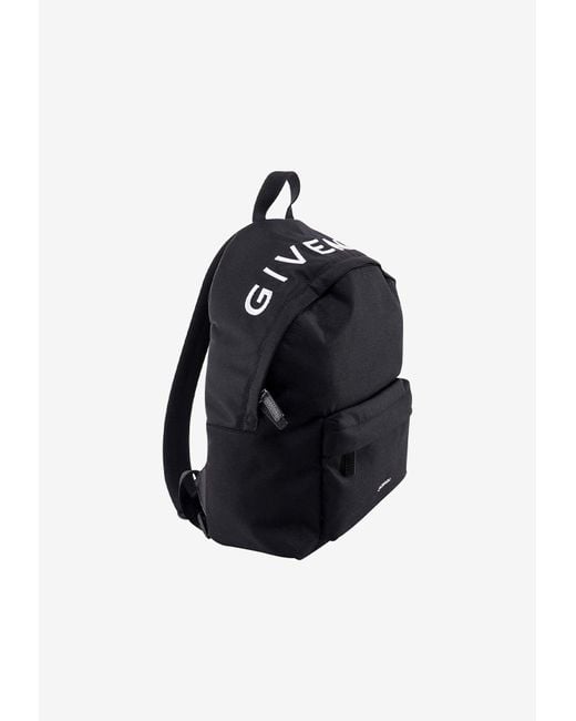 Givenchy Essential Logo Embroidered Backpack in Blue for Men | Lyst