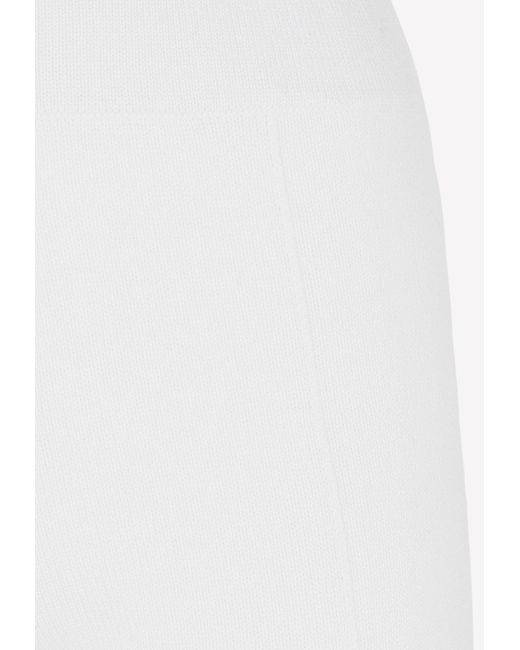 Tom Ford White Cashmere Flared Pants